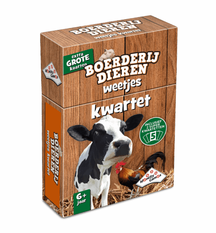 Boerderijdieren Weetjeskwartet