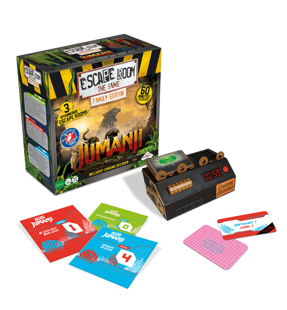 Escape Room The Game Family Edition - Jumanji - Spelonderdelen