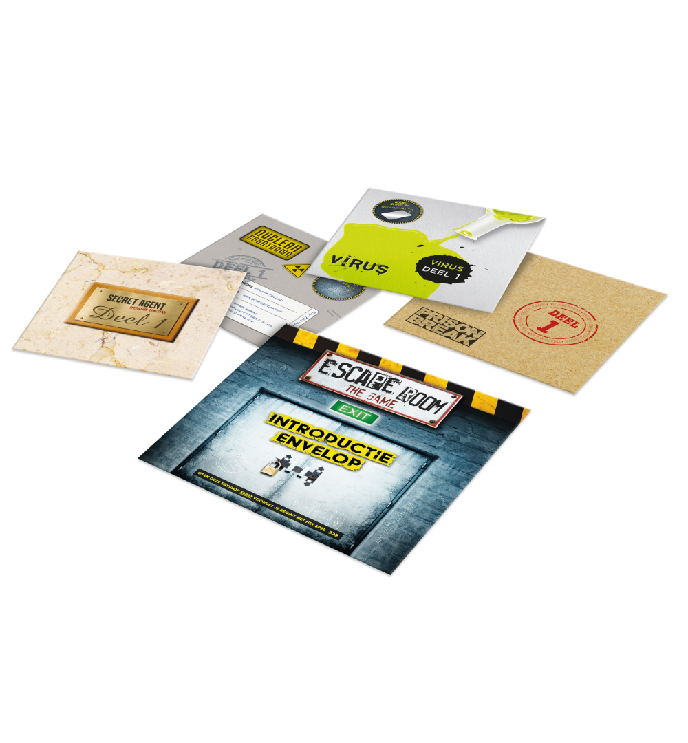 Escape Room The Game Startersset - spelonderdelen