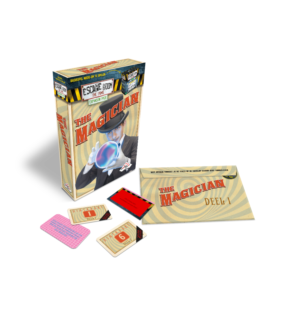 Escape Room The Game The Magician spelonderdelen