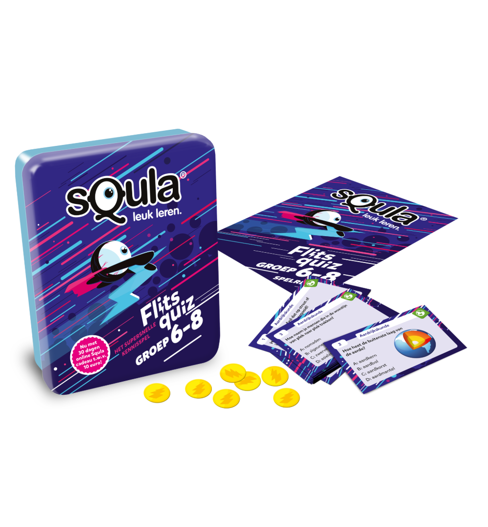Squla Flitsquiz 6-8 spelonderdelen