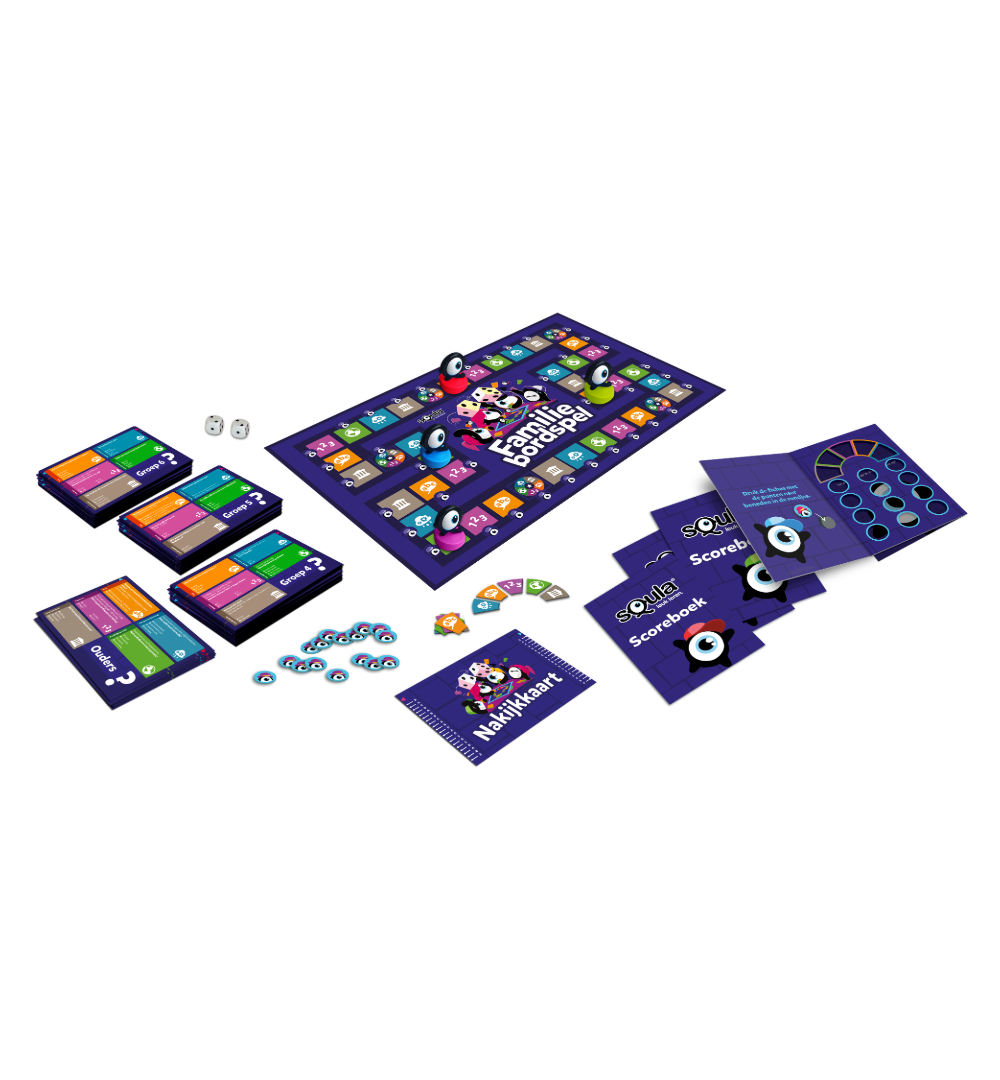 Squla Familie Bordspel spelonderdelen