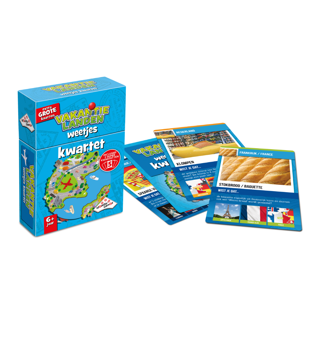 Vakantielanden Kwartet Spelonderdelen