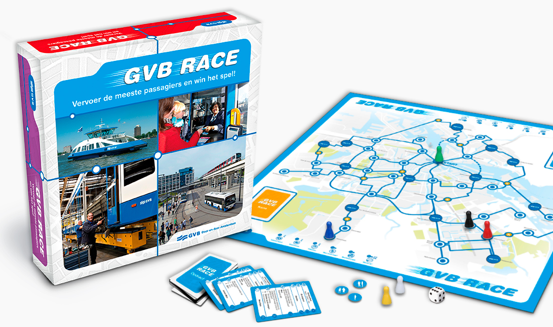 Bordspel op maat (GVB Race)