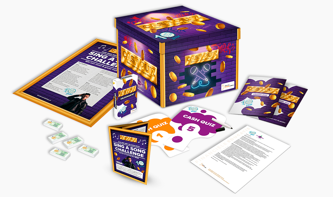 Educatief spel op maat (Cash Quiz)
