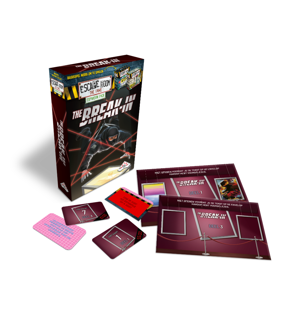 Escape Room The Game Break In spelonderdelen