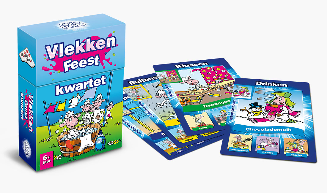 Kaartspel op maat: Witte Reus kwartet