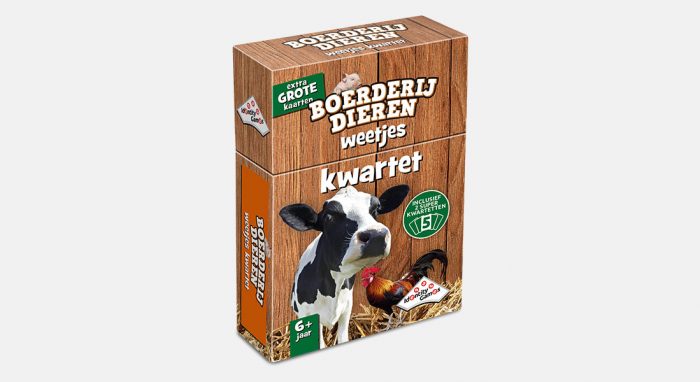 Boerderijdieren Weetjeskwartet