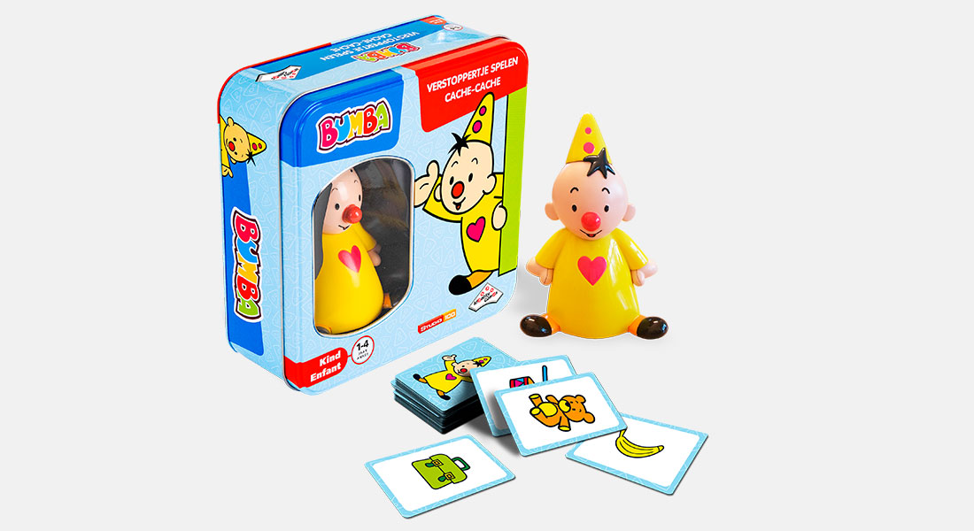 Bumba Verstoppertje spelen met spelonderdelen