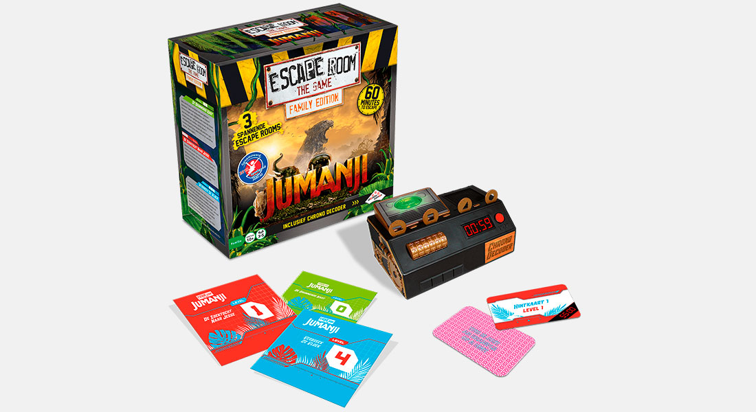 Escape Room The Game Jumanji Family Edition met spelonderdelen