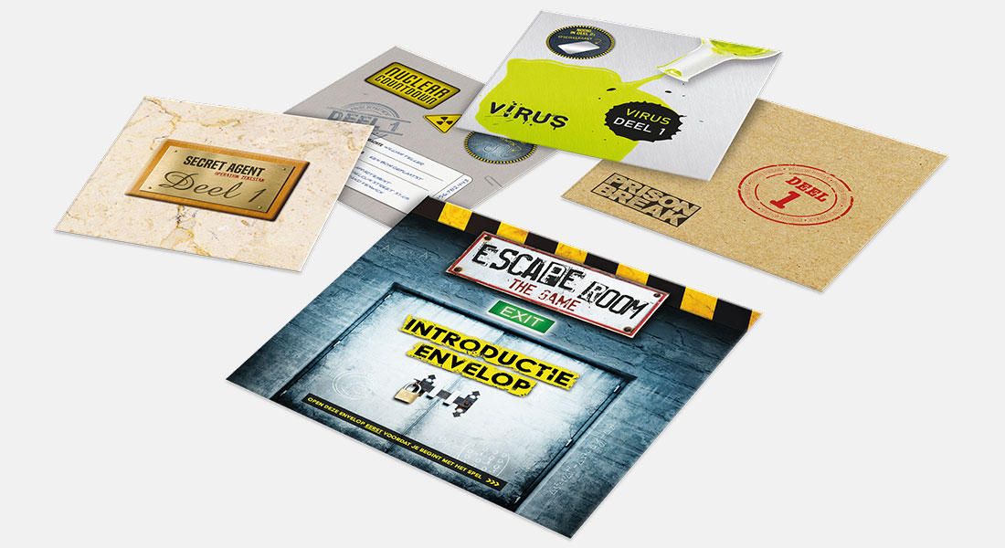 Escape Room The Game spelonderdelen