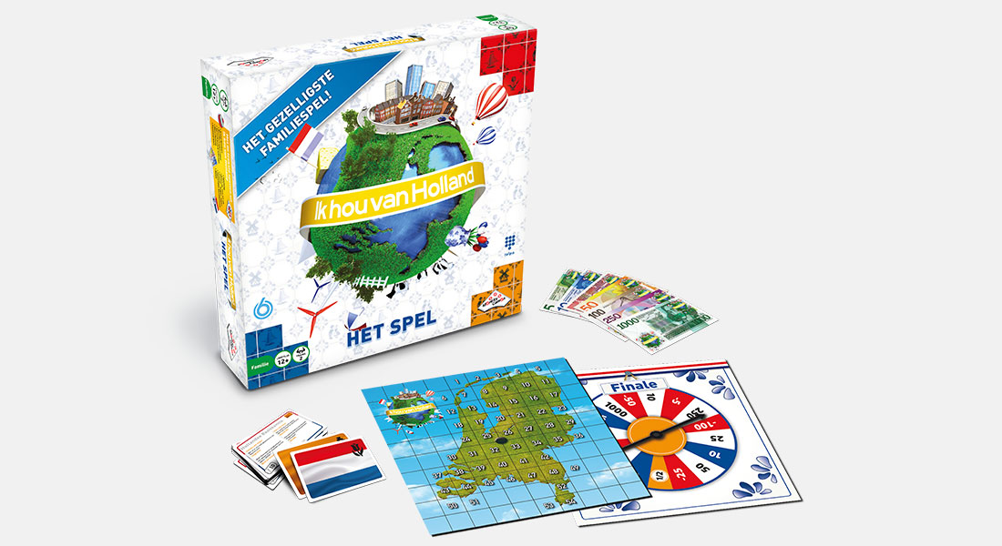 Ik Hou Van Holland bordspel met spelonderdelen