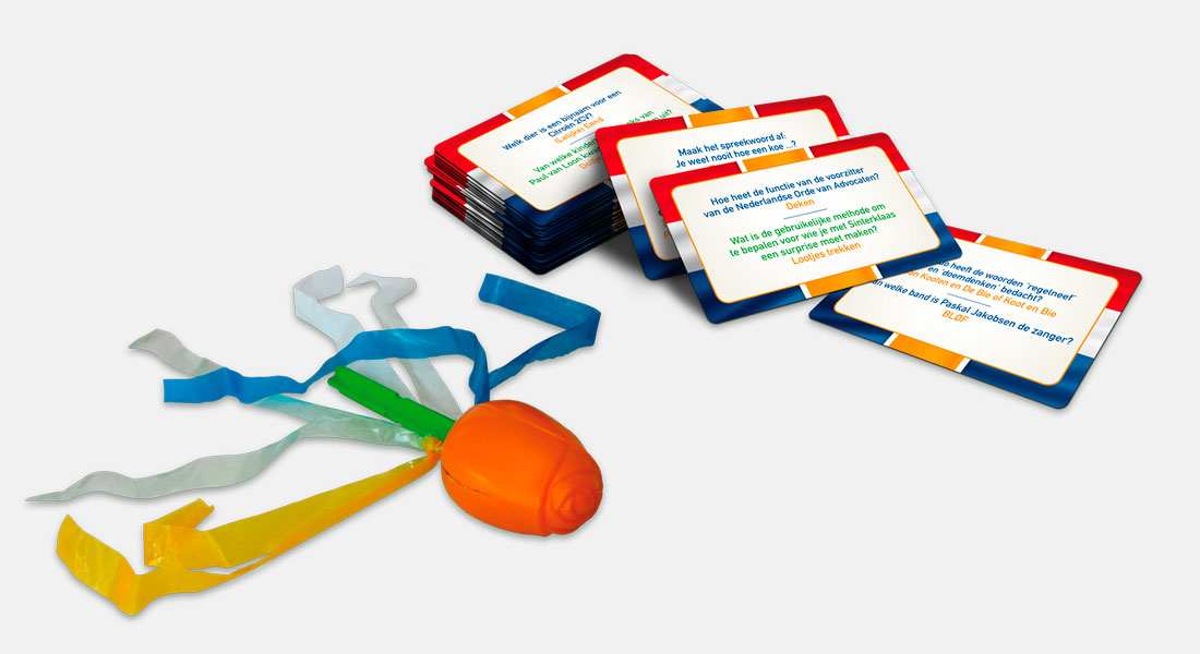 Ik hou van Holland Verjaardagsspel spelonderdelen