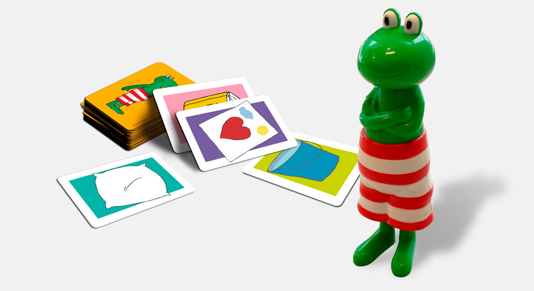 Kikker Verstoppertje spelen spelonderdelen