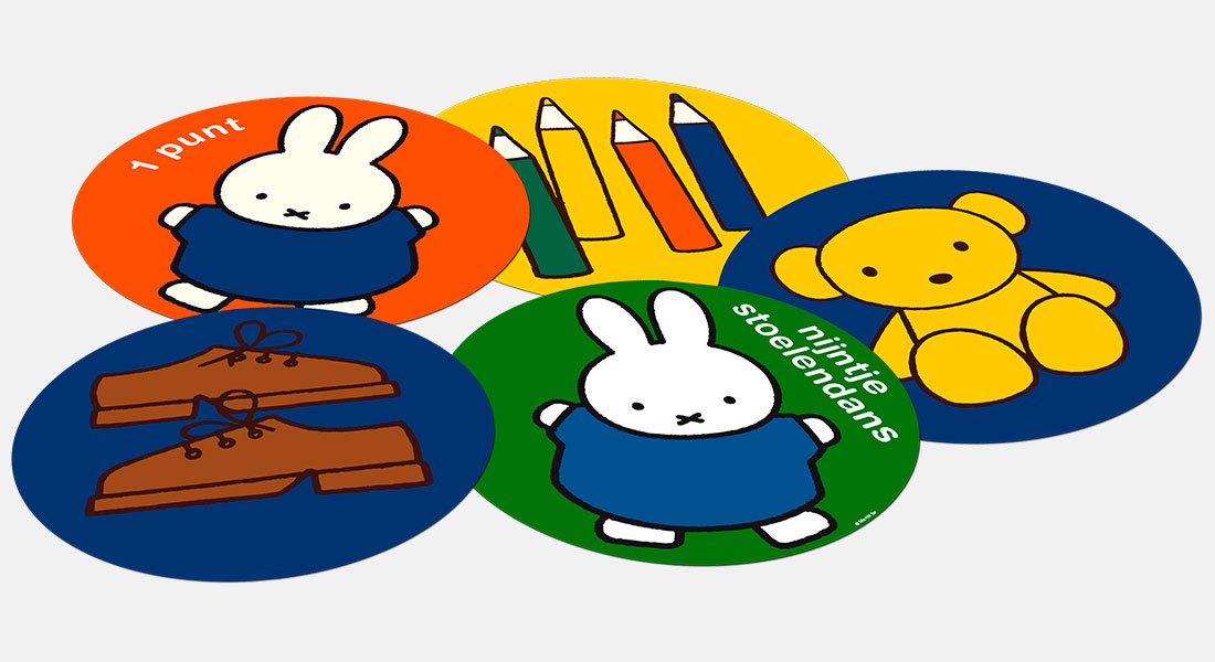 Nijntje Stoelendans spelonderdelen