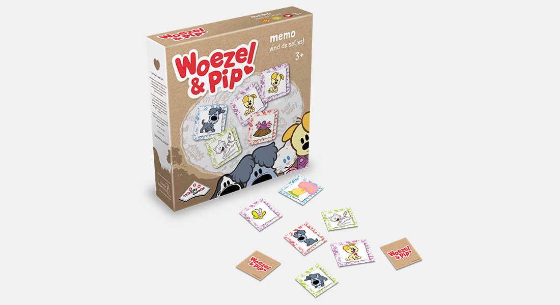 Woezel & Pip Memo met spelonderdelen