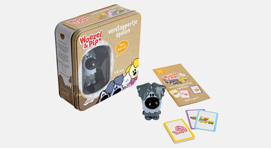 Woezel & Pip Verstoppertje spelen met spelonderdelen