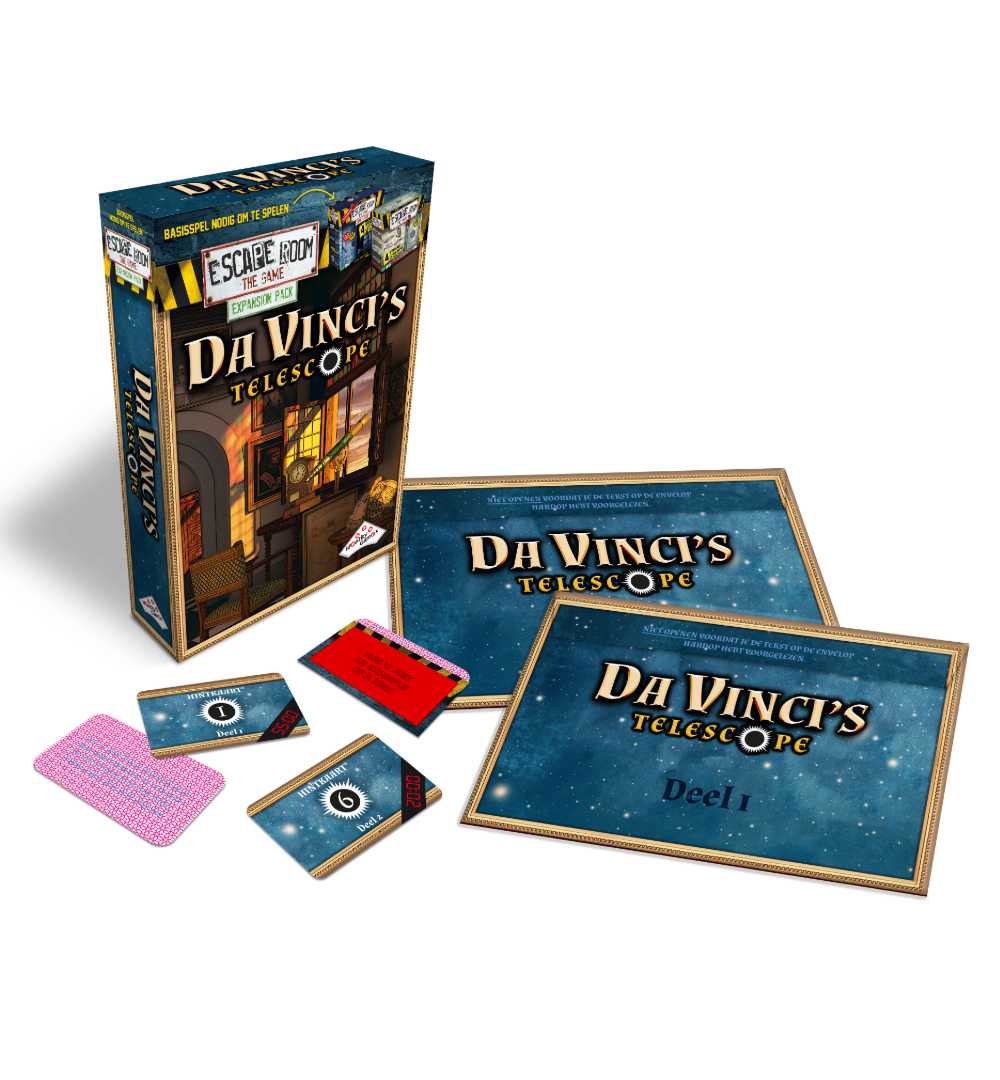 Escape Room The Game Da Vinci's Telescope - spelinhoud