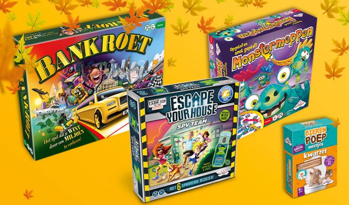 Spelletjes spelen tijdens de herfstdagen? Dit zijn de nieuwste spellen van Identity Games!