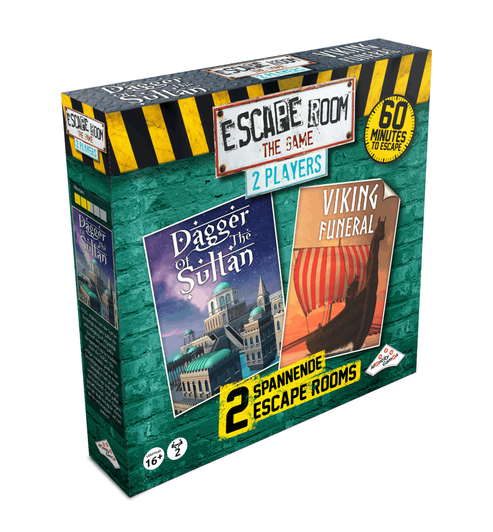 Escape Room The Game 2 Players - Dagger of the Sultan & Viking Funeral