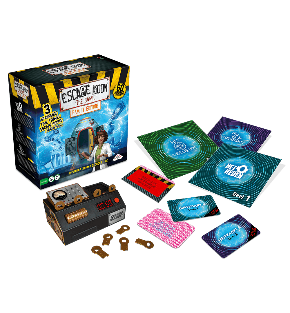 Escape Room The Game Time Travel - spelonderdelen