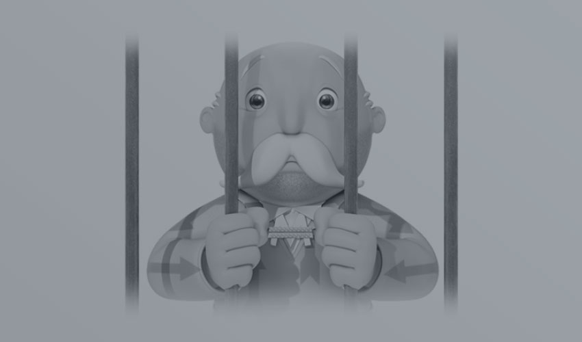 Mr. Monopoly in de gevangenis