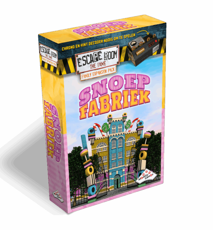 Escape Room The Game familie uitbreiding Snoepfabriek