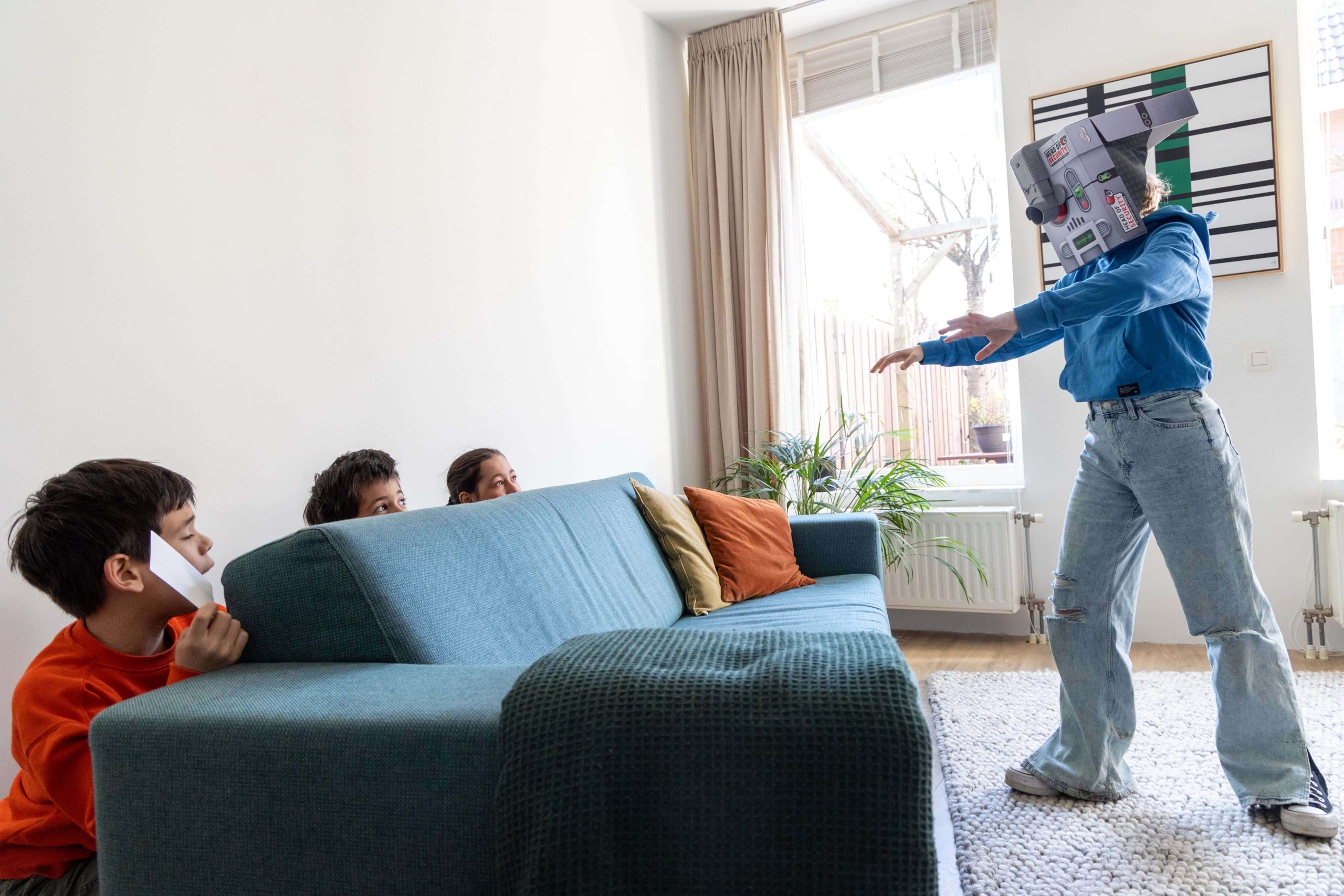 Hoofd Bewaking sfeerfoto