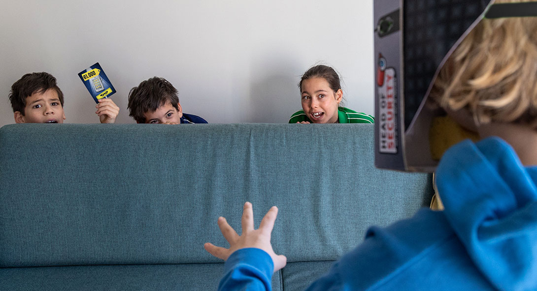 Hoofd Bewaking sfeerbeeld