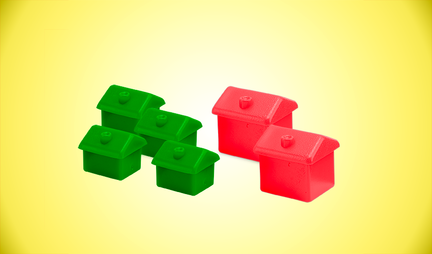 Monopoly huizen en hotels