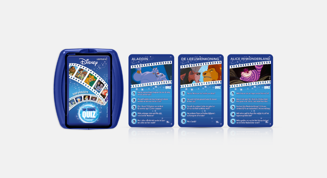 Disney Quiz uit verpakking