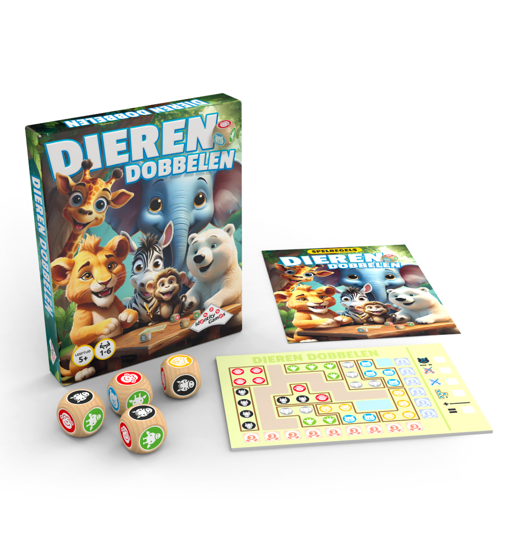 Dieren Dobbelen spelinhoud