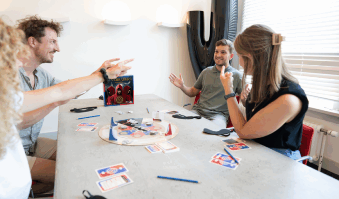 Bordspellen voor 5 personen