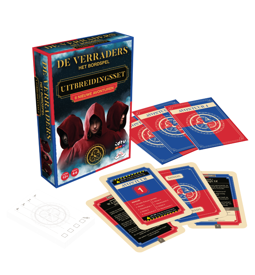 De Verraders Uitbreidingsset Spelonderdelen