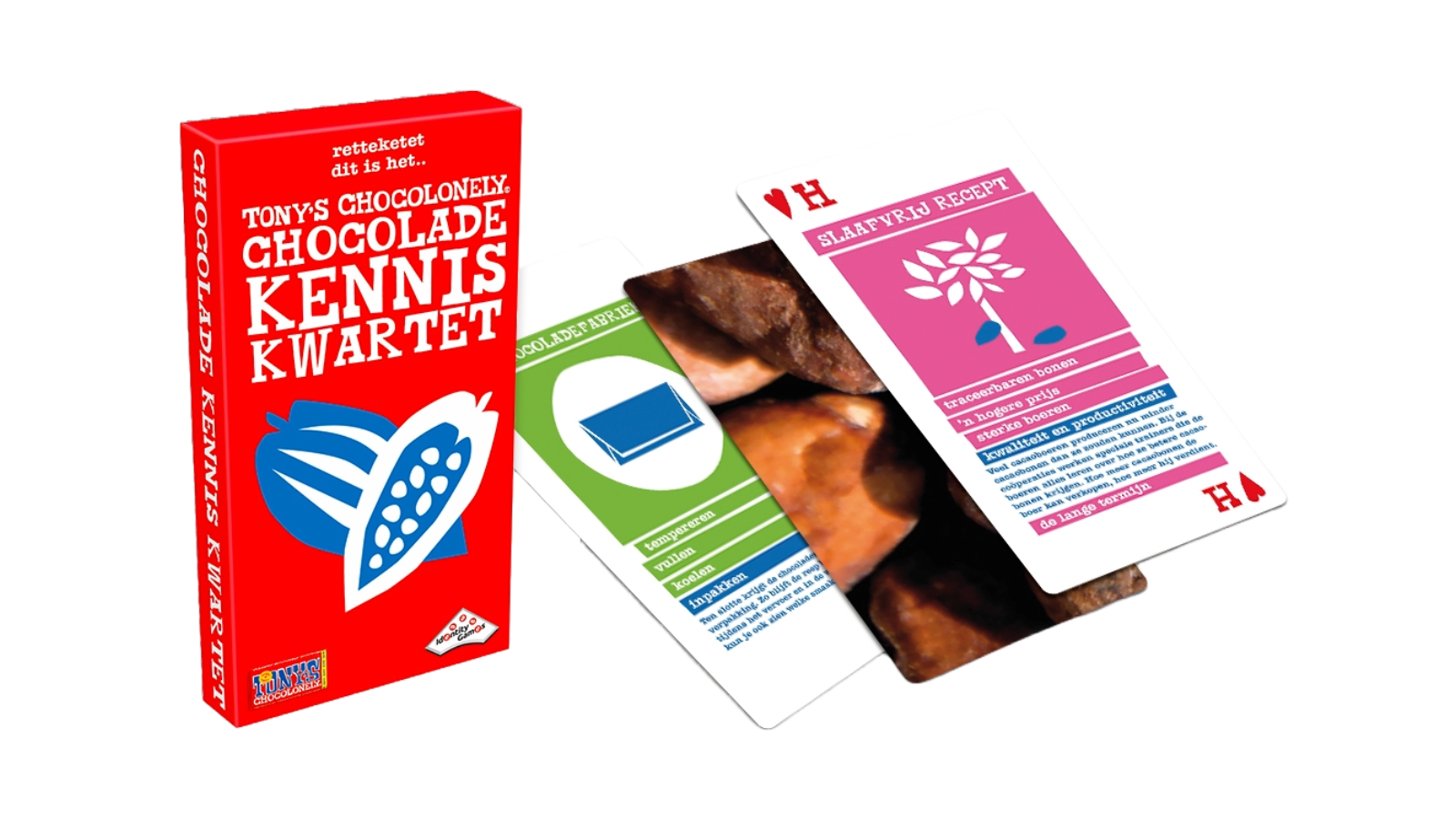 Tony-Chocolonly kaartspel op maat