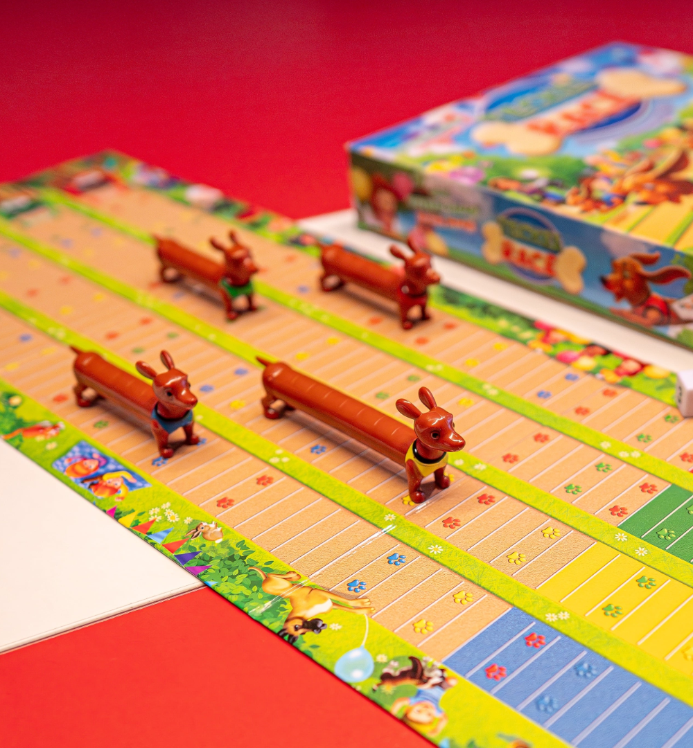 Teckelrace spelonderdelen