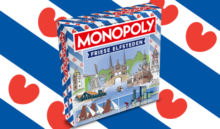Friese Elfsteden schitteren in speciale Monopoly-editie